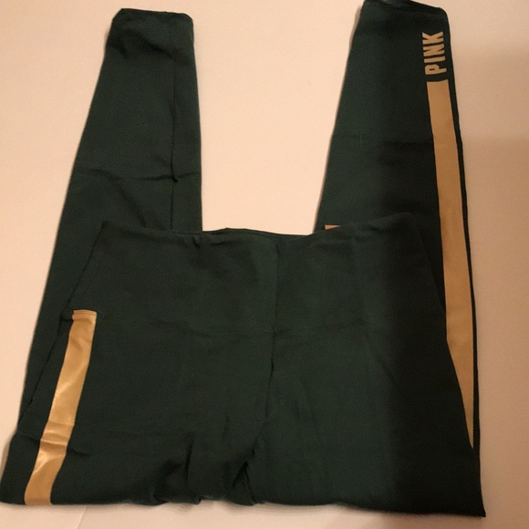 NWT PINK VICTORIA’s SECRET High waist full length legging logo L - Picture 8 of 10